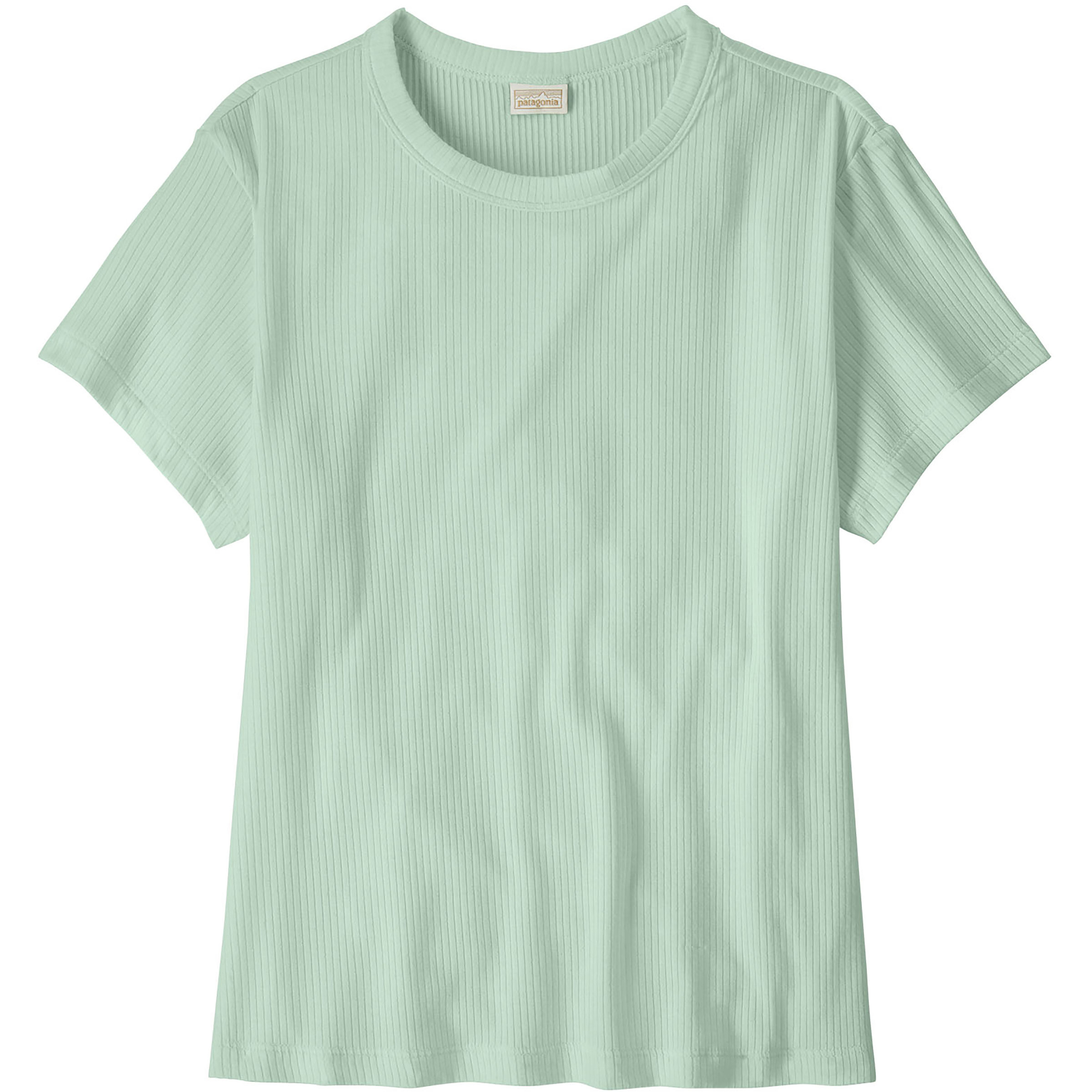 Patagonia Rib Knit Damen T-Shirts gruen Größe XS Lifestyle Elastisch Lyocell (Tencel)