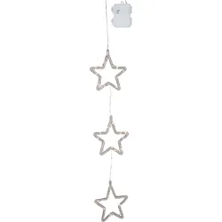 Lichterkette Set 3er Stern indoor/outdoor