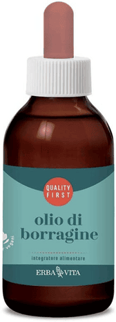 Erba Vita Olio di Borragine Integratore Benessere della Pelle 30 ml