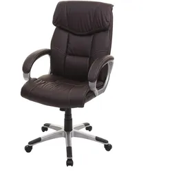 Bürostuhl MCW-A71, Chefsessel Drehstuhl, Kunstleder MVG-zertifiziert ~ coffee-braun