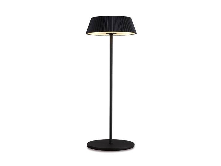 Mantra Iluminación LED-Tischleuchte Relax mit Fuß, schwarz, akkubetrieben, IP54 Relax, dimmbar, schwarz, Aluminium