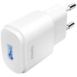 hama 00201645 Ladegerät, USB-A, 6 W, Weiß