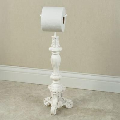 Touch of Class Sabriel Toilet Paper Stand Antique White , Antique White