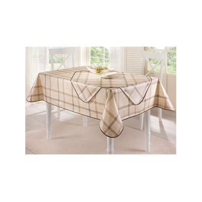 Tischdecke Gr. 2, beige (natur), B:110cm L:140cm, Tischdecken, Tischdecke Gartentischdecke