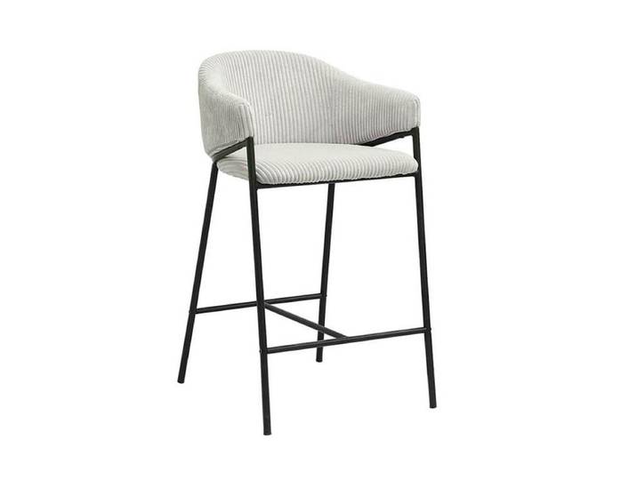FAUTEUIL D'ÎLOT DE CUISINE EN TISSU HUGO