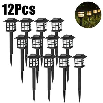 Uplift Picks Solar LED Pathway Lights Brighten Walkways Gardens Patios Driveways Every Night warm Light (12 Pcs)