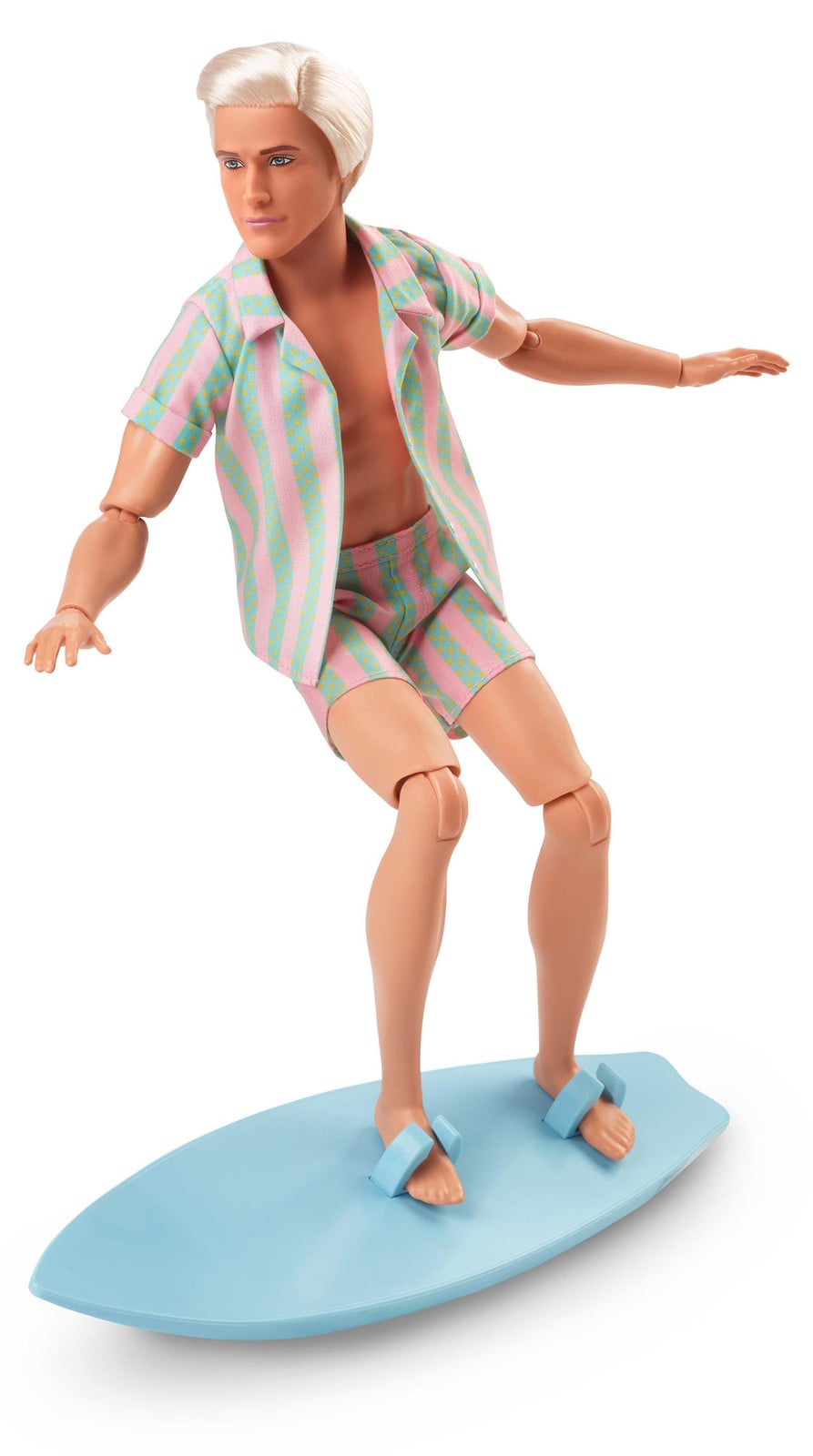 Barbie The Movie Ken pop met surfplank en witte sneakers