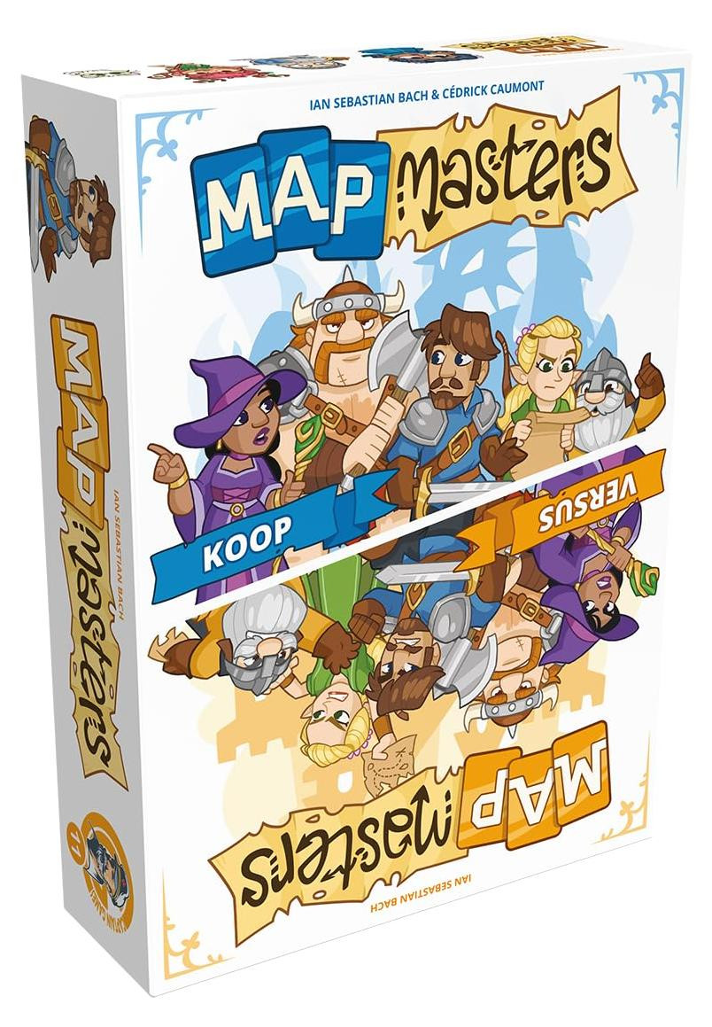 Map Masters bordspel met coöperatieve en competitieve spelmodus van Captain Games