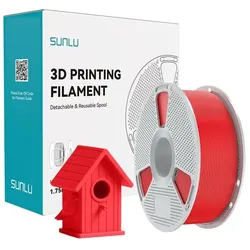 Sunlu ASA-Filament (Rot) (ASA, 1.75 mm, 1000 g), 3D Filament, Rot