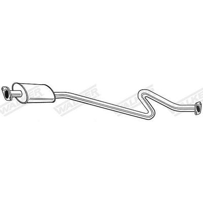 Walker Mittelschalldämpfer [Hersteller-Nr. 23270] für Nissan