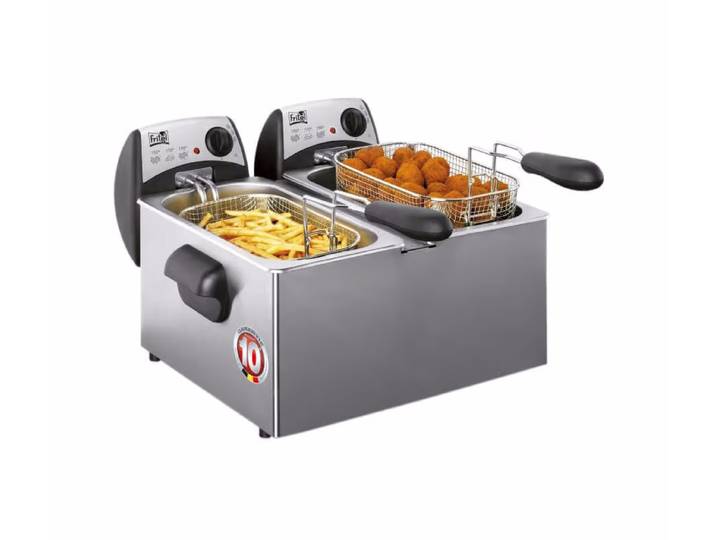Fritel FR1355 DUO Fritteuse – Airfryer - Friteuse – edelstahl