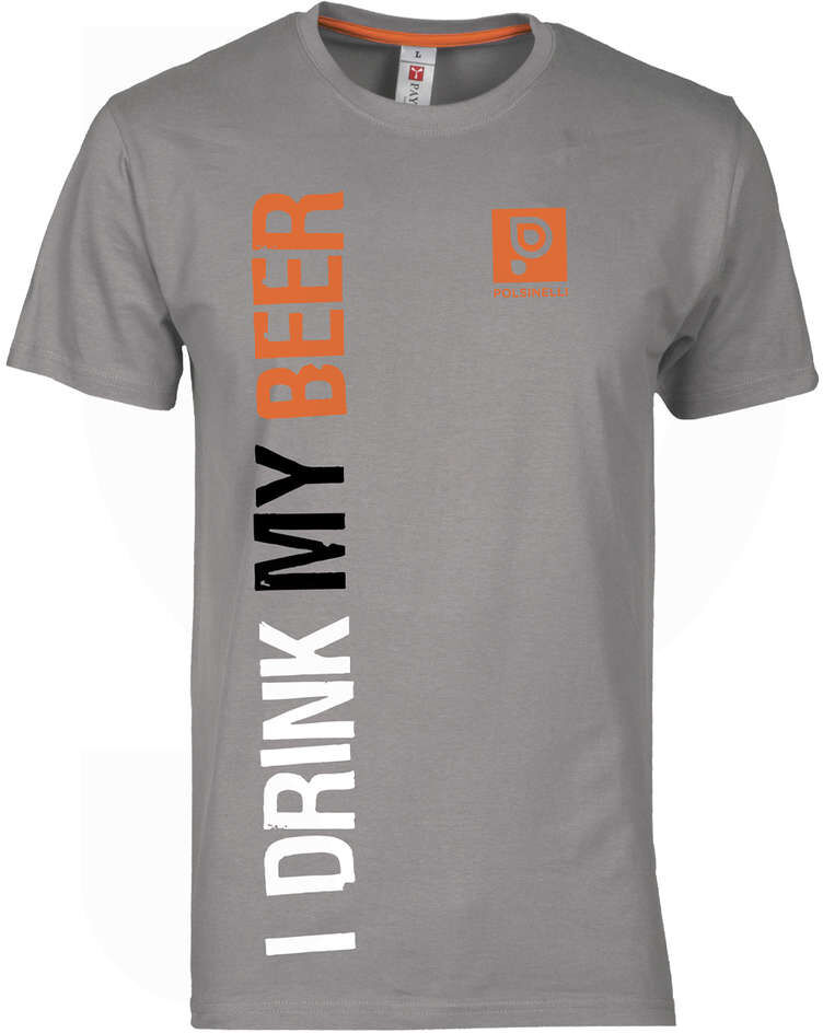 Polsinelli T-shirt I drink my beer taglia S - Small