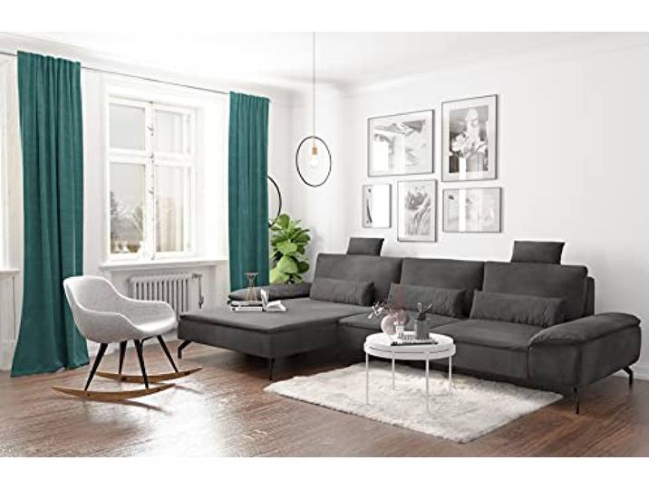 Samtvorhang Petrol blau Vorhang Wohnzimmer Schlafzimmer modern 140x245cm weicher Stoff