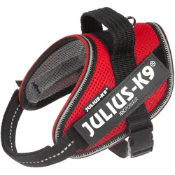 Julius-K9 K9 Idc Powair Geschirr Rot Min (XS, Hund, Allgemein), Halsband + Leine