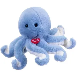 Trudi Sealife Oktopus Blau 11x24x11 cm, Grösse S, hochwertiges Stofftier mit superweichen Materialien (11 cm)