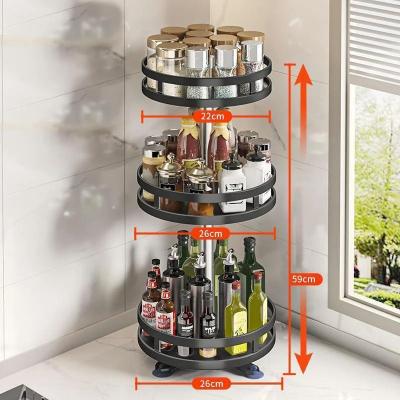 Uplifted Finds Nexus Orbit   360 Multi Purpose Rotating Storage Carousel   Non Slip Kitchen & Vanity Sanctuary Organizer three Layers
