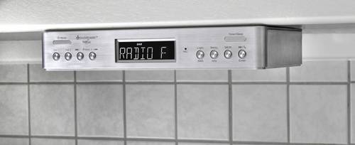 soundmaster UR2045SI Küchenradio DAB+, UKW Bluetooth Freisprechfunktion Silber