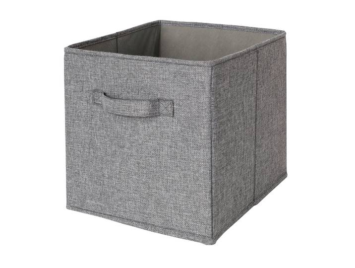 Cube de rangement pliable gris - Blancheporte
