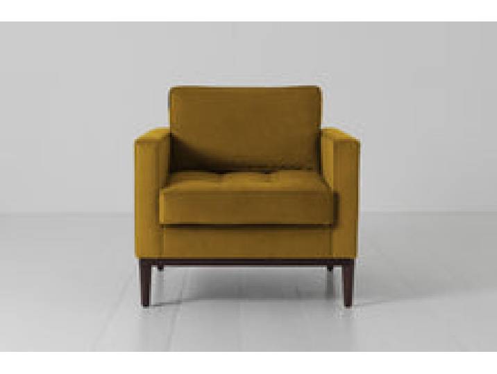 Sessel Model 02, Senfgelb