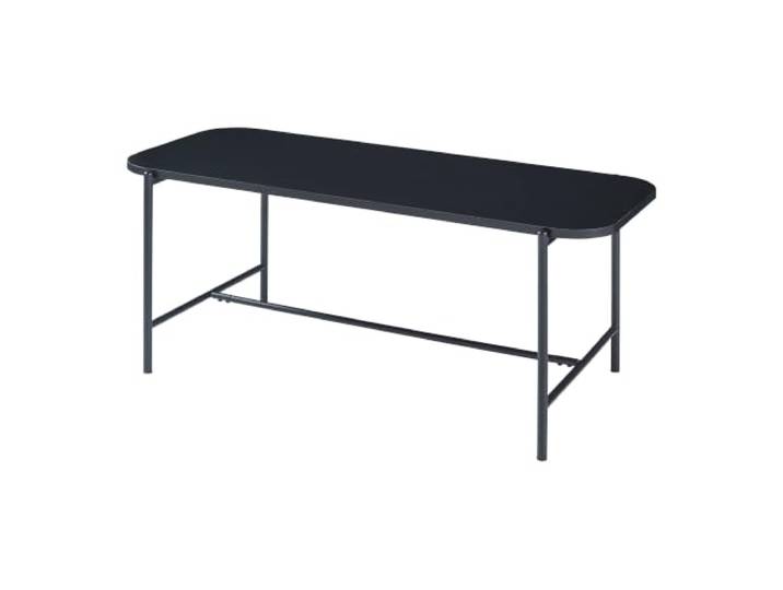 Helloshop26 Couchtisch, Beistelltisch, Wohnzimmer, 110 x 50 x 45 cm, Stahl, schwarz, 03_0010784