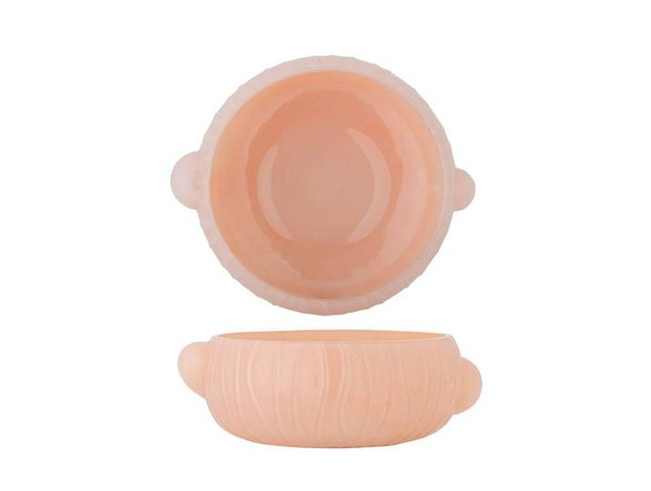 Schale Marli – handgefertigte Glasschale in zartem Rosé - Rosé - Luxusbetten24