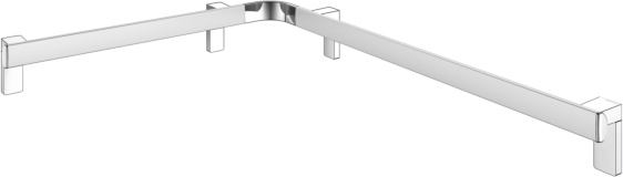 Keuco Axess Dusch-/Wannenhandlauf 35011176801 Aluminium silber-eloxiert/verchromt, 650 x 850 mm