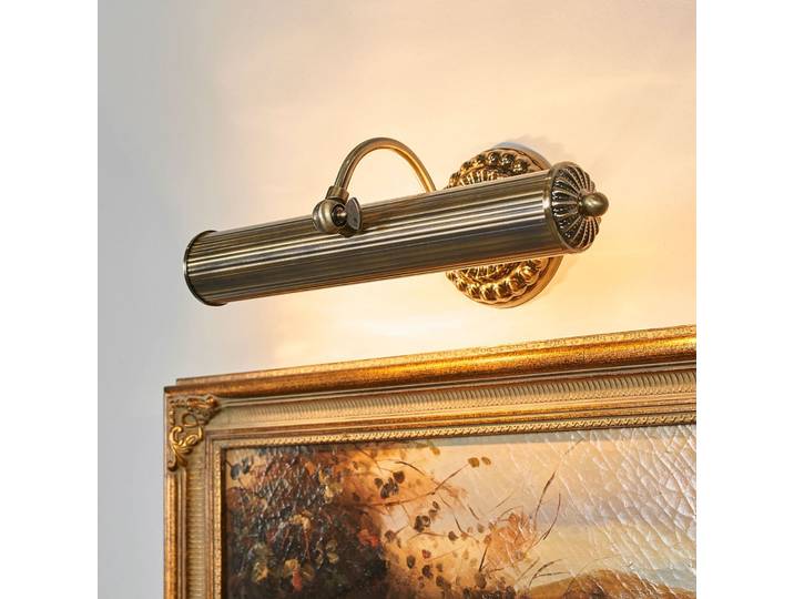 Joely Wandleuchte Antique Brass - Lindby - Wohnzimmer - Antik - Metall - Rund