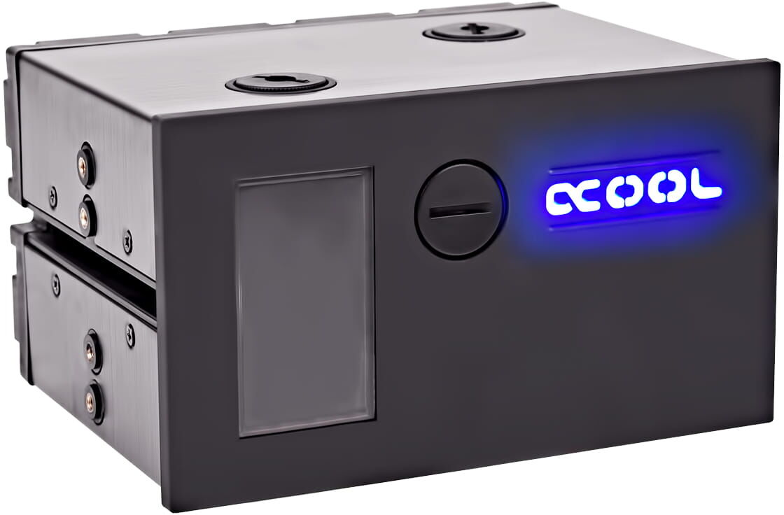 Alphacool Eisfach - Single Laing D5 - Dual 5,25 Bay Station