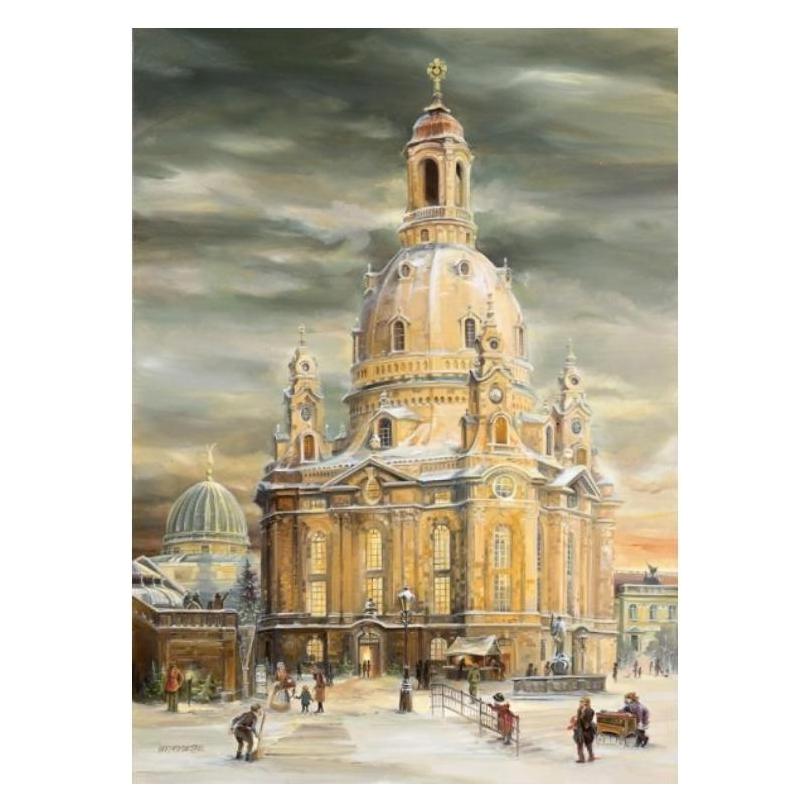 Olewinski & Tochter 2913 - Weihnachtspostkarte "Dresden Frauenkirche" neu (1 Stk.) (2913)