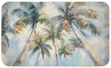 "Stupell Swaying Palms Abstract Printed Anti-Fatigue Floor Mat, design by Ramona Murdock, 30""x18"""
