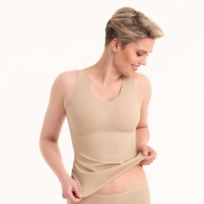 Shapinghemd ANITA SINCE 1886 "Essential", Damen, Gr. S, N-Gr, beige (desert), Obermaterial: 50% Elasthan, 50% Polyamid, Rundhals, Unterhemden, nahtlose Verarbeitung, herausnehmbare Schale, figurformend, bequem