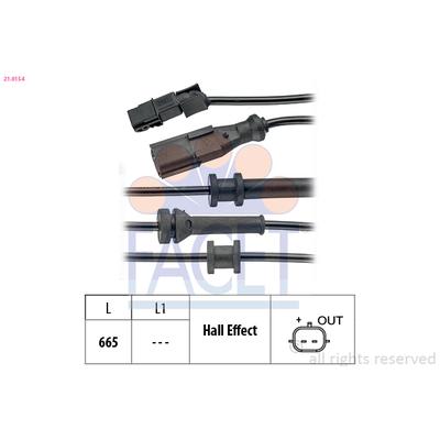 FACET Sensor, Raddrehzahl 210154 für RENAULT