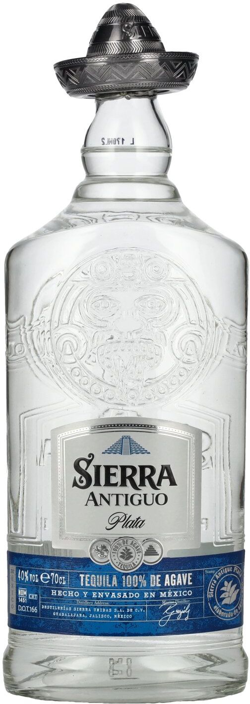 Sierra Tequila Antiguo Plata 100% de Agave 40% Vol. 0,7l