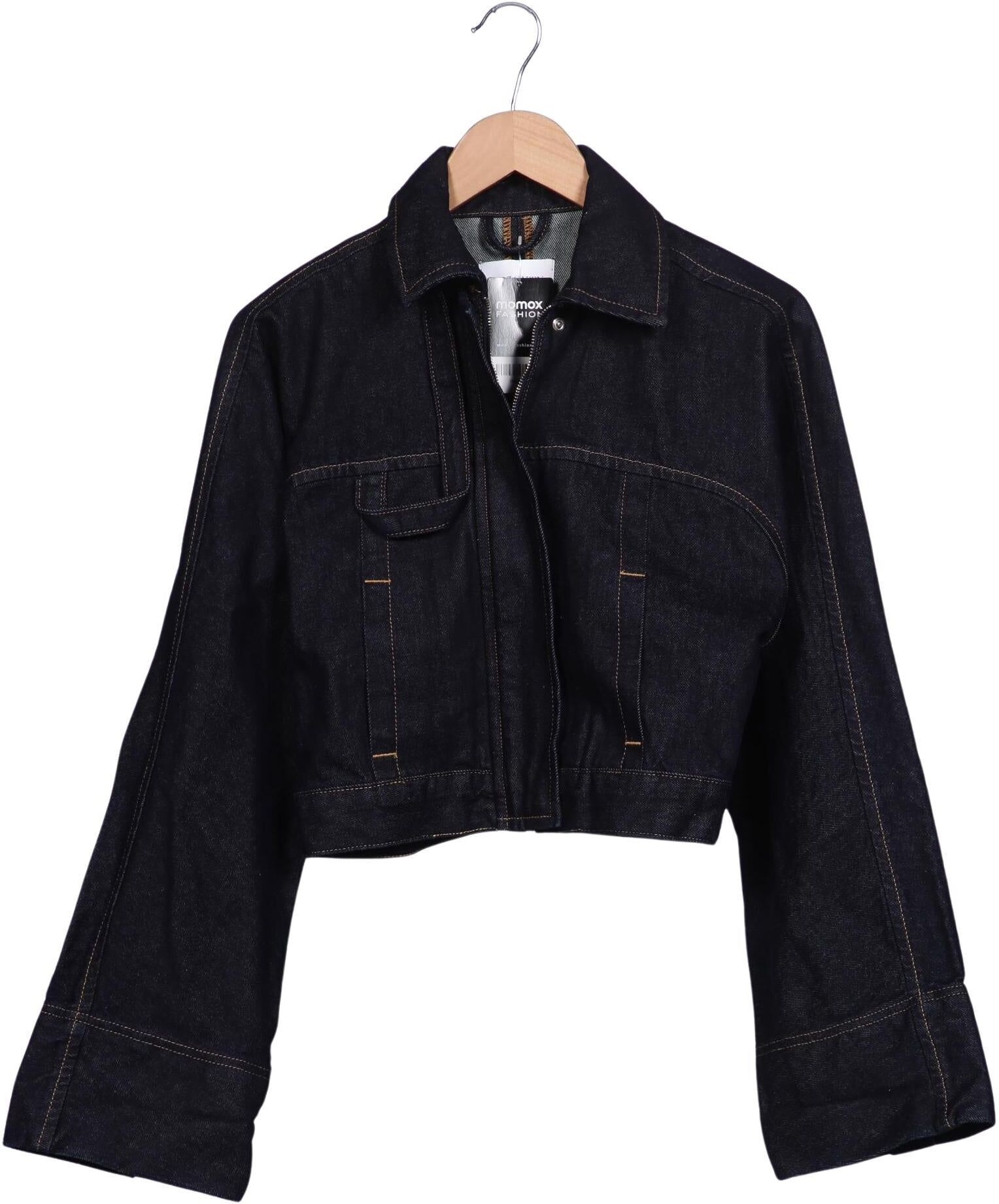 About you Damen Jacke, Marineblau, Gr. EU 34, Baumwolle - Second Hand