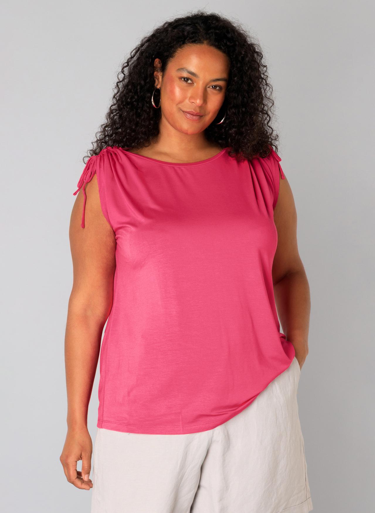 YEST CURVE Ulyssa Tops - Fuchsia