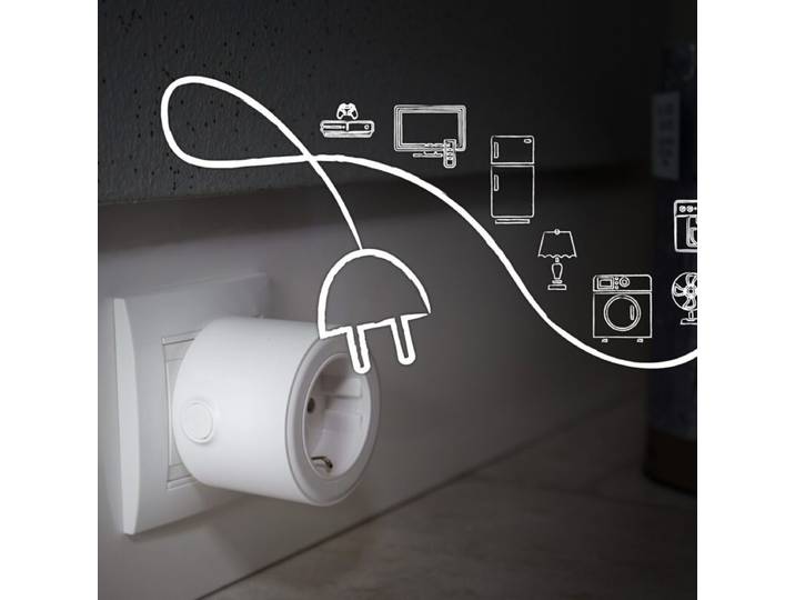 Globo Steckeradapter Weiß Smart-Home-/Smart-Light-fähig, Timer