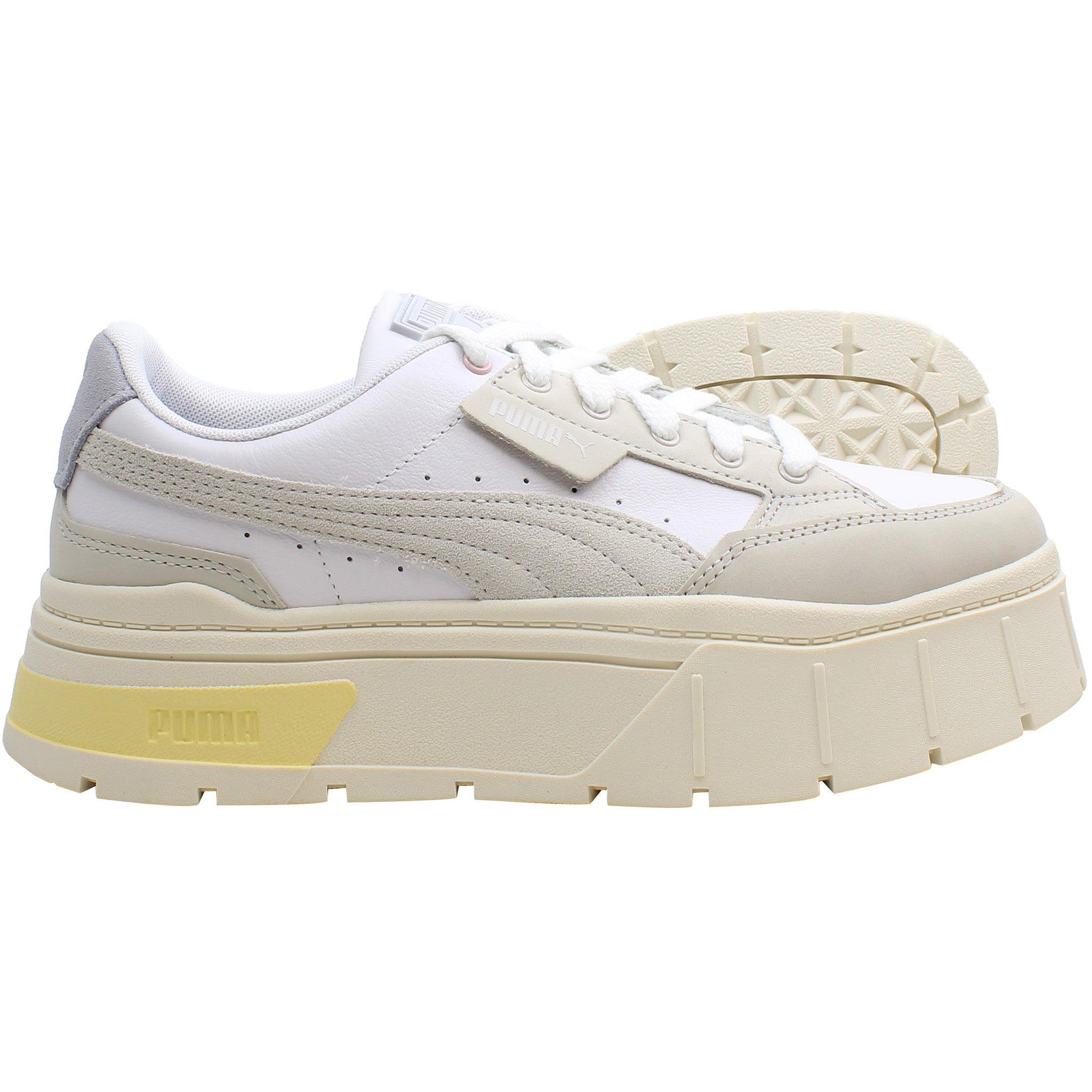Puma – Mayze Stack Luxe – Weiße Damen-Sneaker