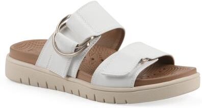Women's Namaste FOM Recovery Slide Sandal by White Mountain in White Smooth (Size 10 M)