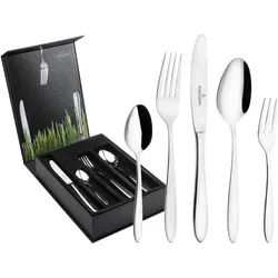 TAFELBESTECK INKL. BESTECKBOX Bozen silber 30-tlg.