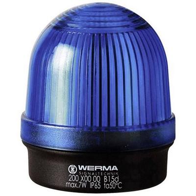 Werma Signaltechnik Signalleuchte 200.500.00 200.500.00 Blau Dauerlicht 12 V/AC, 12 V/DC, 24 V/AC, 24 V/DC, 48 V/AC, 48 V/DC, 110 V/AC, 230 V/AC