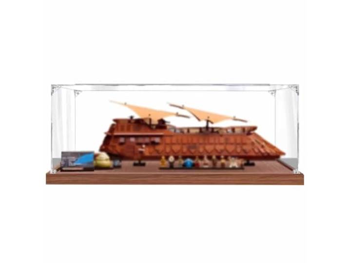 Acryl-Vitrine für Modell 75397 – für Modell „Jabbas Segelboot“ – Stabiler Schutz für Ihr Sammlerstück (Modell Nicht enthalten)(3mm-b)
