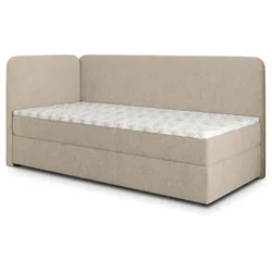 BOXBETT GINA 90x200 cm mit Matratze und Topper, H2+H3 - Beige
