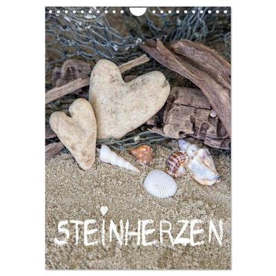 Steinherzen 2027 (Wandkalender 2027 DIN A4 hoch), CALVENDO Monatskalender