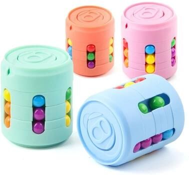 Youfap Market Magic Colorful Fidget Spinner, Stress Relief Tool For Kids & Adults pink