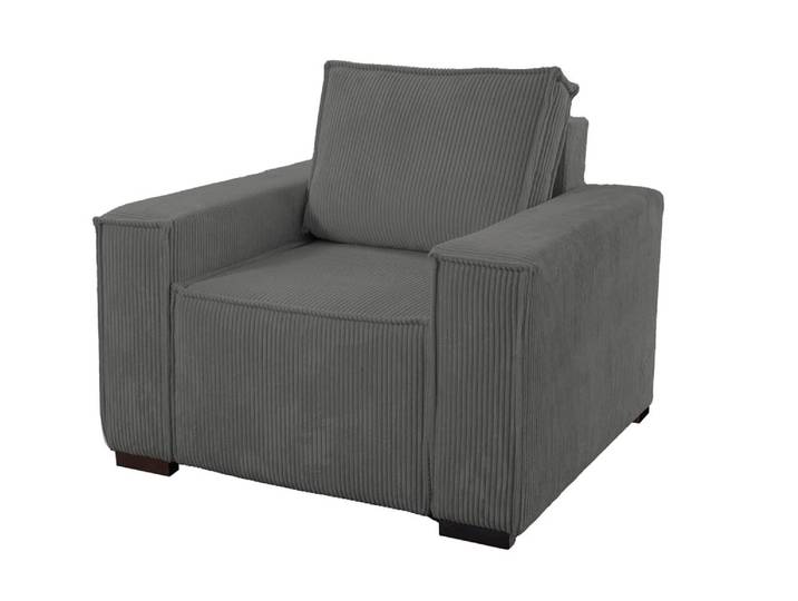 Kord-Sessel SMART, dunkelgrau