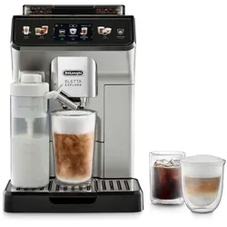 De'Longhi Eletta Explore Cold Brew, Kaffeevollautomat, Silber