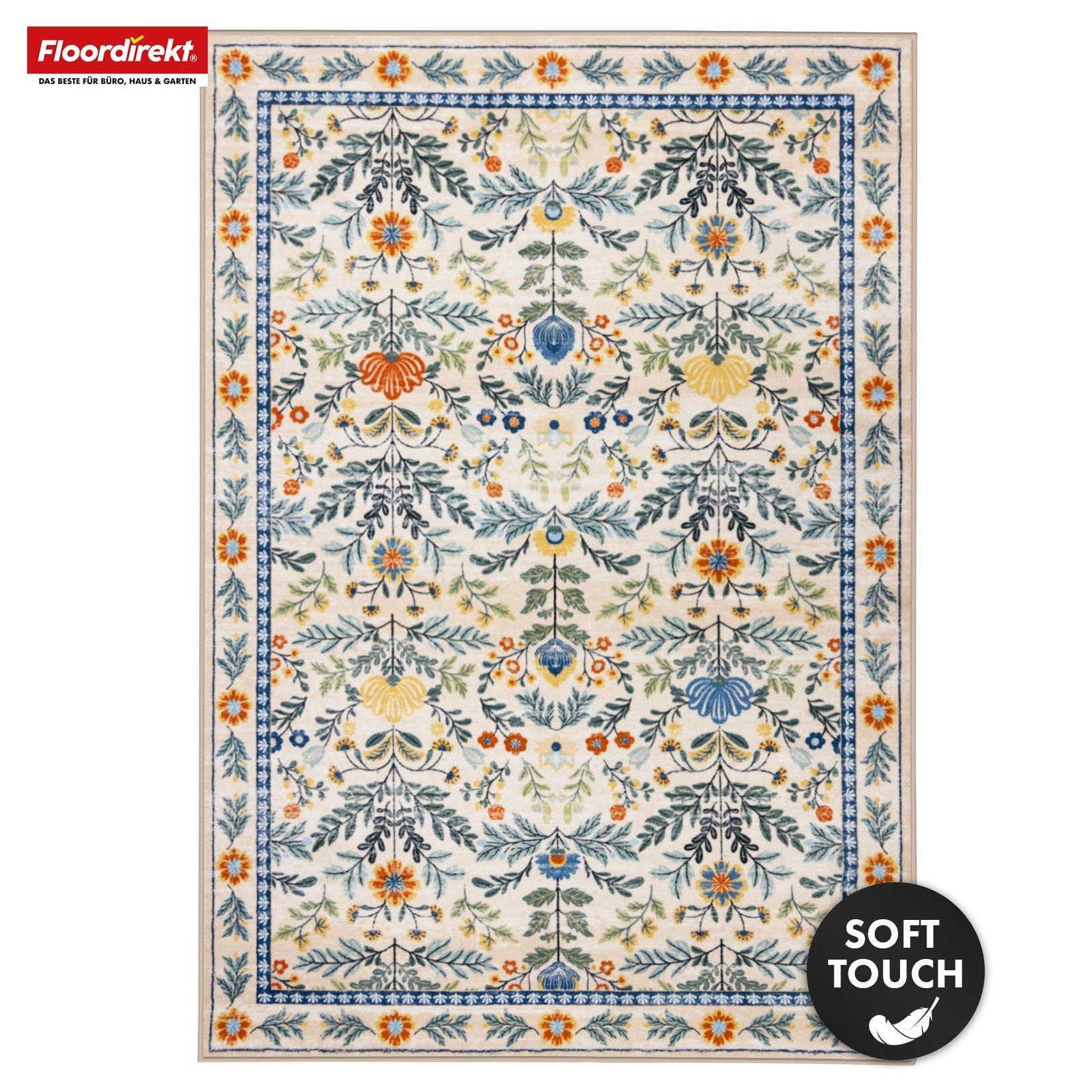 Floordirekt Wohnteppich Orientalis Klassischer Teppich mit orientalischem Blumenmuster
