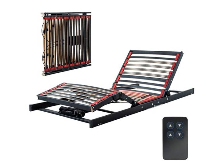 COSYWORLD Cosy2Go Lattenrost 90x200cm elektrischer Lattenrost - Kopf- und Fußteil elektrisch verstellbar - ultraflach, faltbar, für Jede Matratze geeignet - passt in jedes Bett - fertig montiert