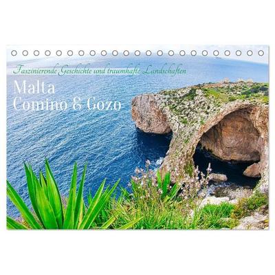 Malta, Comino & Gozo (Tischkalender 2027 DIN A5 quer), CALVENDO Monatskalender