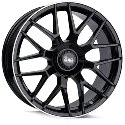 MAM Wheels Gt1 Black Lip Polish 8.5x19 ET 45 5/100 Alufelge Schwarz